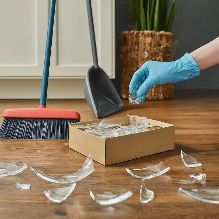 How to Clean Up Broken Glass